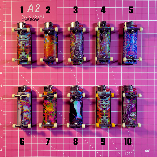 FINGERBOARD LIGHTERS SET 4